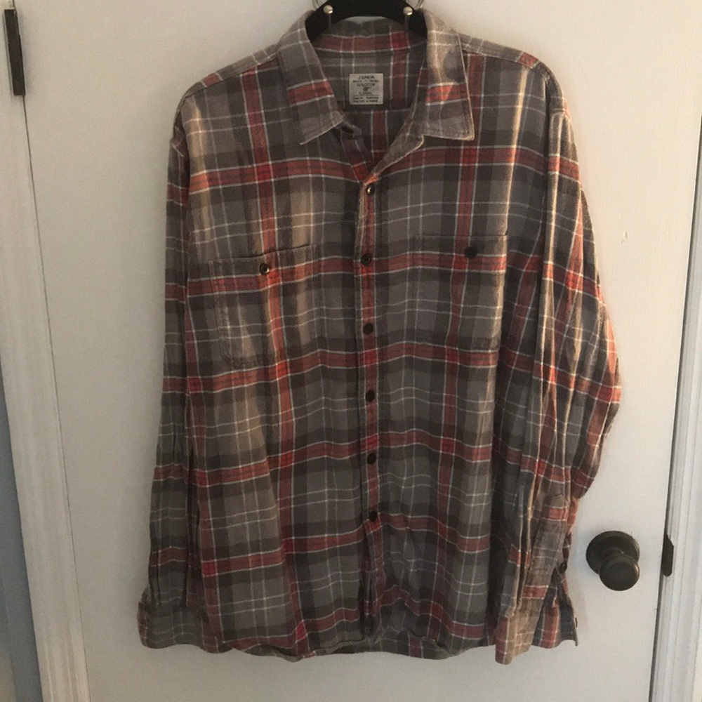 J Crew Flannel Button Up